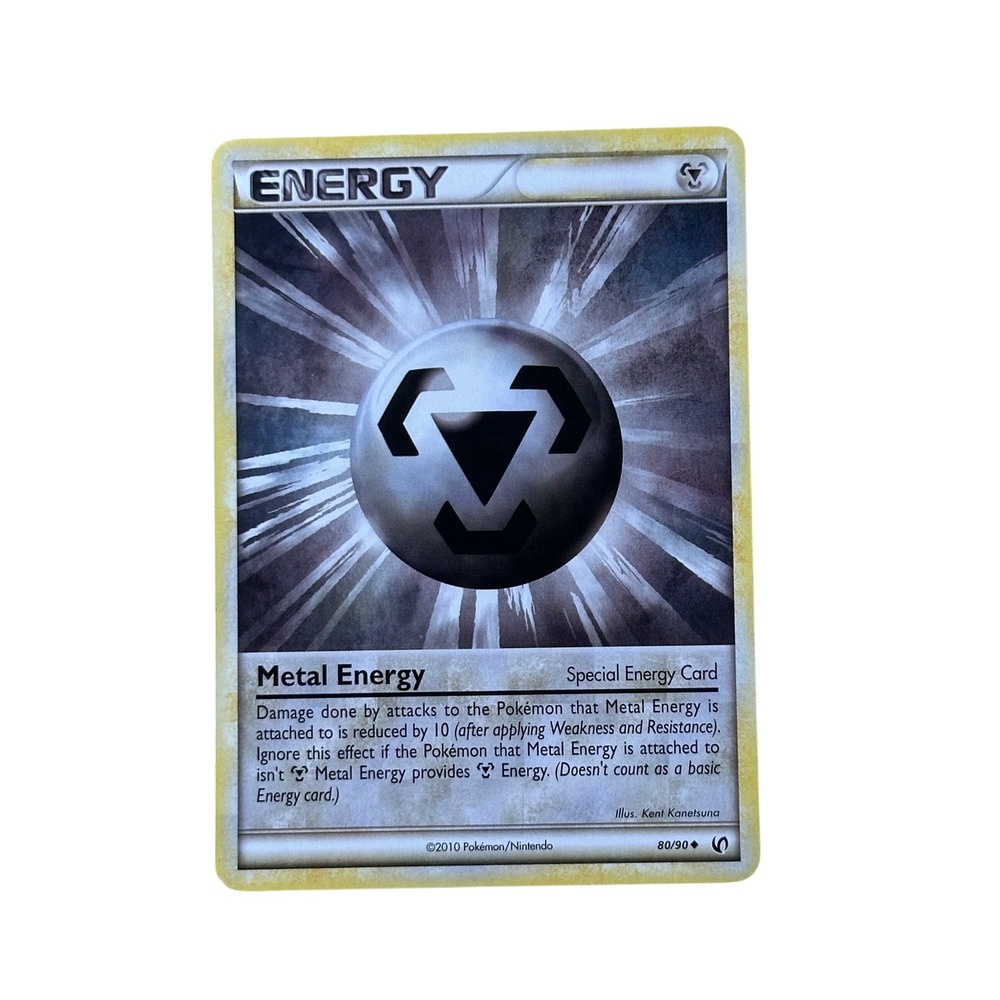 Metal Energy Pokemon Card 80/90 Secret Wonders 2010 TCG Collectible MP/LP